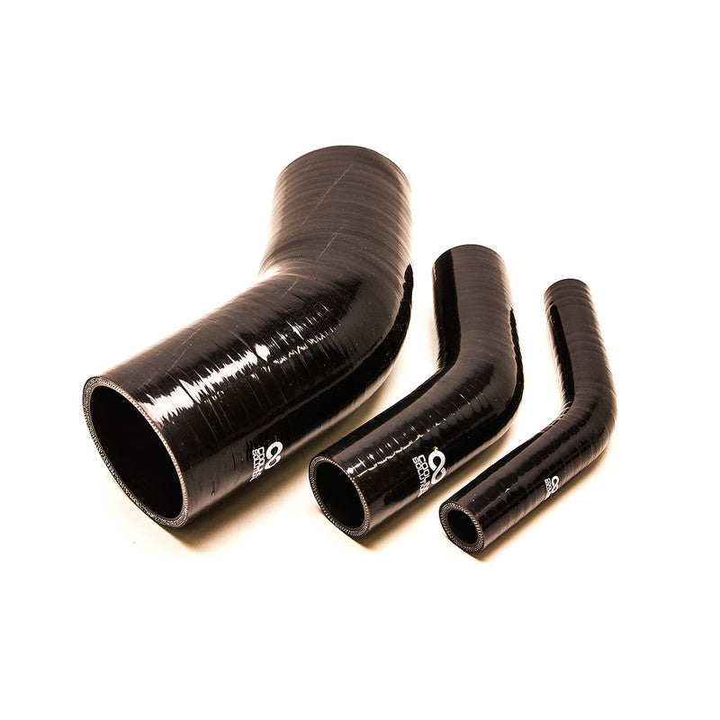 Manicotto In Silicone 45° Ø63mm L 125x125mm Spessore 5mm Nero